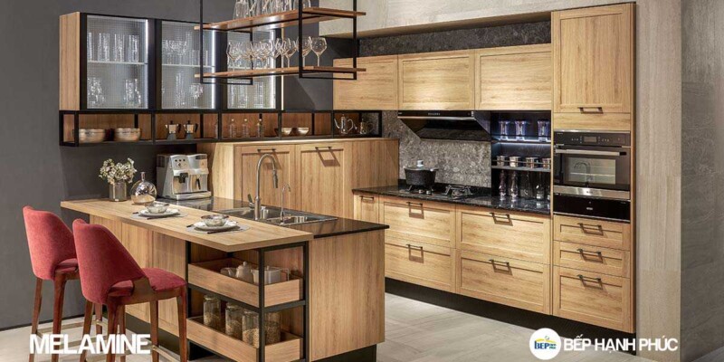 Top 5 mẫu Kệ tủ bếp vân gỗ giả gỗ đẹp nhất 7 Top 5 mẫu Kệ tủ bếp vân gỗ giả gỗ đẹp nhất