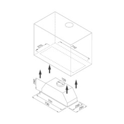 Malloca Hidden K-730 - Máy Hút Mùi Âm Tủ 73cm