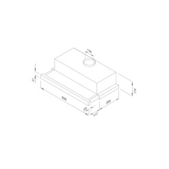 Malloca K1506 - Máy Hút Mùi Âm Tủ 60cm