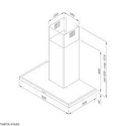 Malloca DELTA K890V - Máy Hút Mùi Áp Tường 90cm, Inox Kính Cong, Thanh Lịch 13 Malloca THETA K1520 - Máy Hút Mùi Áp Tường 90cm