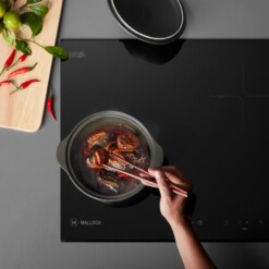 Malloca MH-03IR N - Bếp Kính Âm 1 Điện 2 Từ 81cm