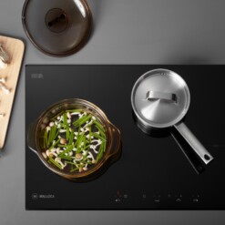 Malloca MH-03IR N - Bếp Kính Âm 1 Điện 2 Từ 81cm