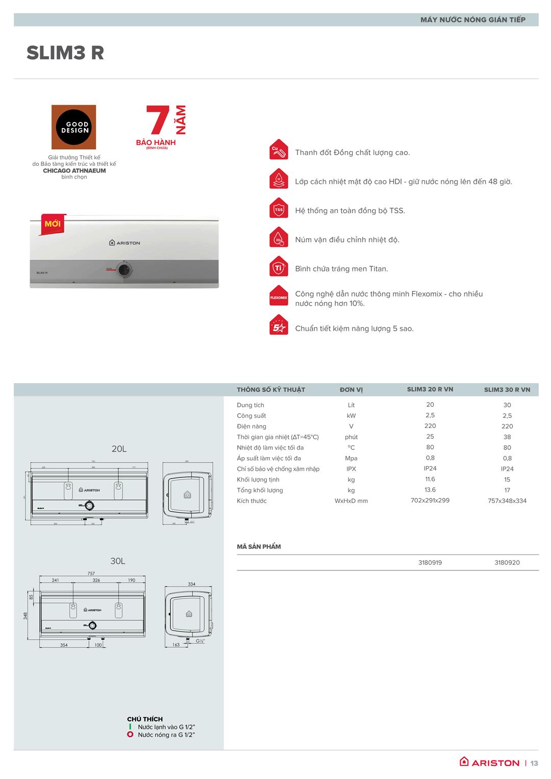 Catalogue Ariston 14 Catalogue Ariston 2024