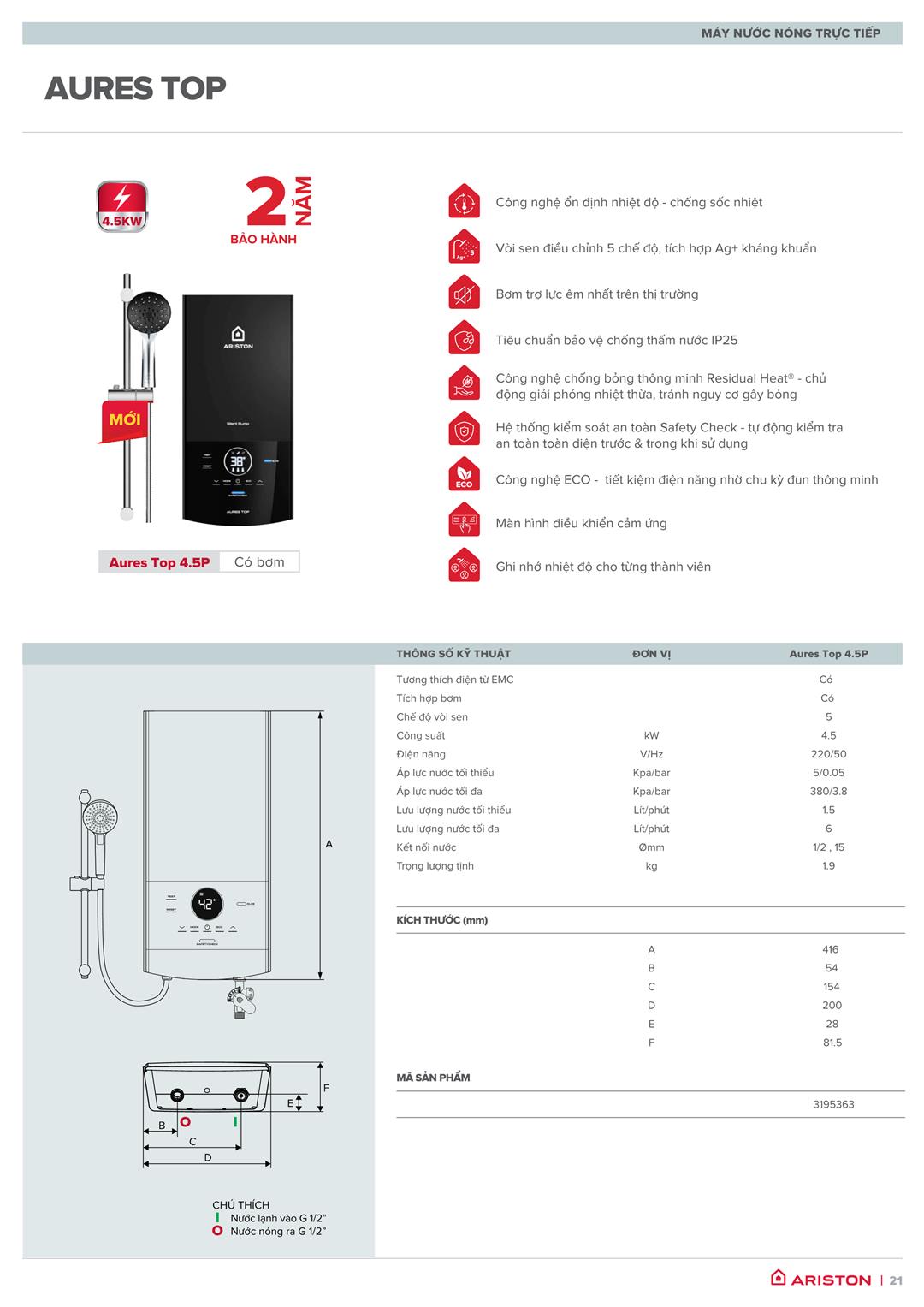 Catalogue Ariston 22 Catalogue Ariston 2024