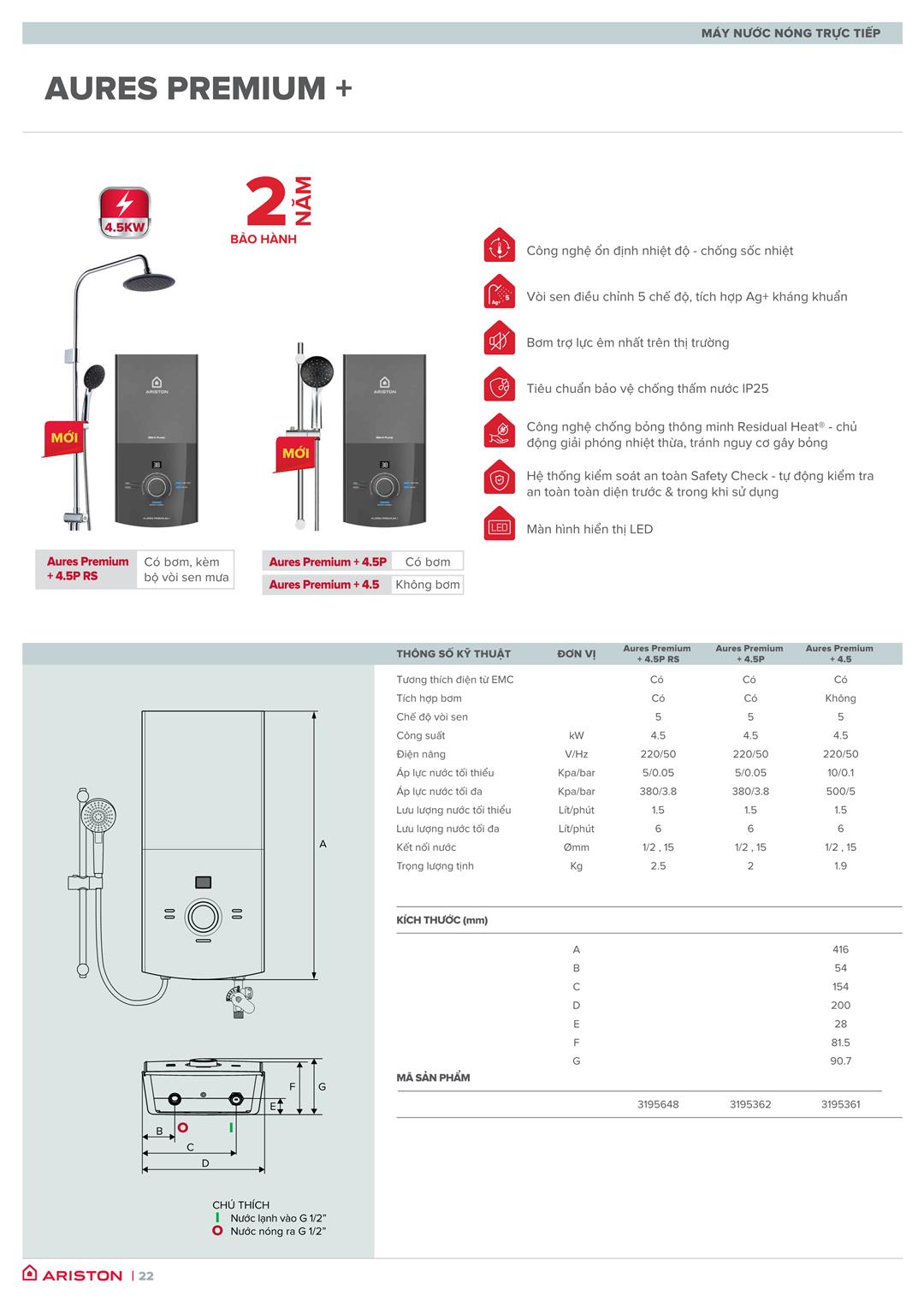 Catalogue Ariston 23 Catalogue Ariston 2024