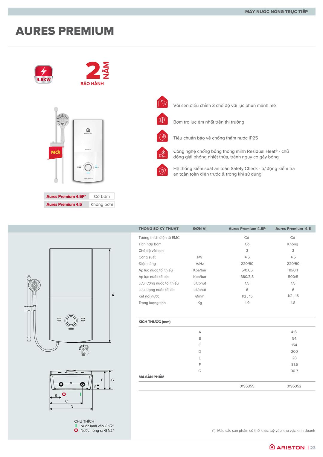 Catalogue Ariston 24 Catalogue Ariston 2024