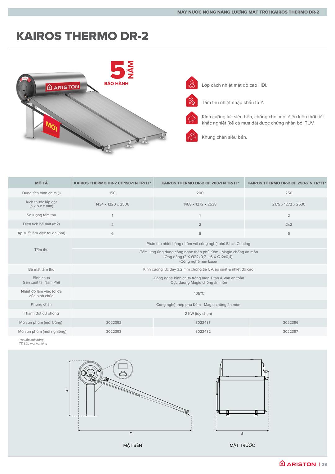 Catalogue Ariston 30 Catalogue Ariston 2024