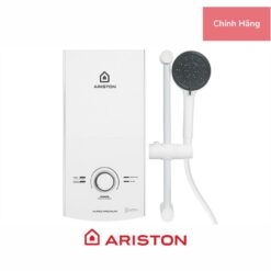 Máy Nước Nóng Trực Tiếp Ariston Aures Premium 4.5, 4500W, Không Bơm