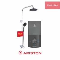 Máy Nước Nóng Trực Tiếp Ariston Aures Premium+ 4.5P RS, Có Bơm, 4500W