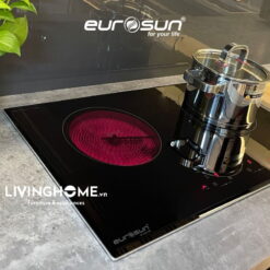 Bếp Điện Eurosun EU-IF268S 73CM 2 Điện Kính Vitroceramic
