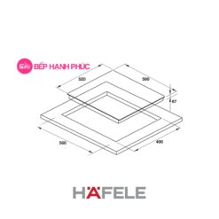 Bếp điện Hafele HC-R603D - 3 vùng nấu 5 Bếp điện Hafele HC-R603D - 3 vùng nấu