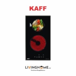 Happy Kitchen 40 Alternative view of Bếp Điện Kaff KF-330DC 29CM 2 Điện Domino Kính Crystal