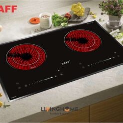 Bếp Điện Kaff KF-FL101CC 73CM 2 Điện Mặt Kính Crystal 7 Bếp Điện Kaff KF-FL101CC 73CM 2 Điện Mặt Kính Crystal