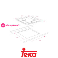 Bếp điện âm tủ Teka Easy TT 6315 3 vùng nấu 7 Bếp điện âm tủ Teka Easy TT 6315 3 vùng nấu
