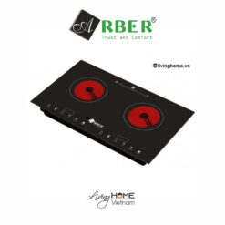 Bếp Điện Đôi Arber AB369 72CM 2 Điện Kính Kanger