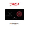 Bếp Điện Từ Chefs EH-MIX366 73CM 1 Điện 1 Từ Kính Schott Ceran 1 Bếp Điện Từ Chefs EH-MIX366 73CM 1 Điện 1 Từ Kính Schott Ceran