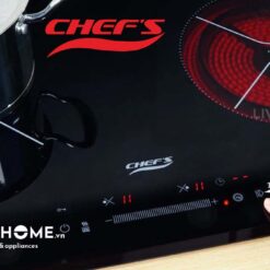 Bếp Điện Từ Chefs EH-MIX366 73CM 1 Điện 1 Từ Kính Schott Ceran 13 Bếp Điện Từ Chefs EH-MIX366 73CM 1 Điện 1 Từ Kính Schott Ceran