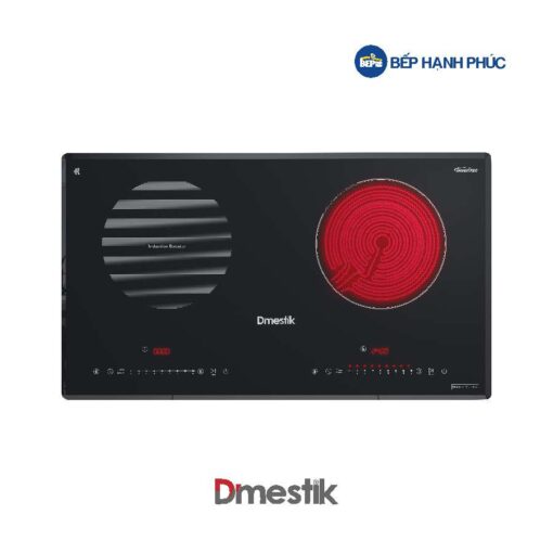 Bếp điện từ Dmestik ML 277 DKT - 1 điện 1 từ 73cm cảm ứng trượt