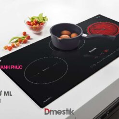 Alternative view of Bếp điện từ Dmestik ML 931 DKT - 2 từ 1 điện 78cm kính Eurokera