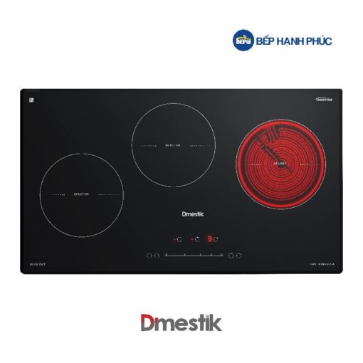 Bếp điện từ Dmestik ML 931 DKT - 2 từ 1 điện 78cm kính Eurokera