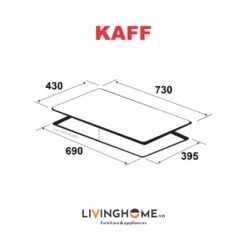 Bếp Điện Từ Kaff KF-FL68IC 73CM 1 Điện 1 Từ Mặt Kính Schott Ceran 17 Bếp Điện Từ Kaff KF-FL68IC 73CM 1 Điện 1 Từ Mặt Kính Schott Ceran