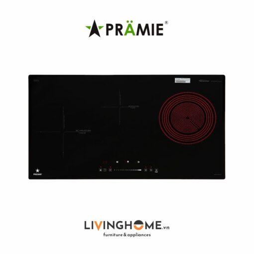 Bếp Điện Từ Pramie PRTH 3201 78CM 2 Từ 1 Điện Kính Ceramic