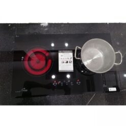 Bếp Điện Từ Tomate GH 027IH 72CM 1 Điện 1 Từ Kính NEG Nhật Bản