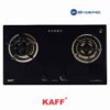 Bếp gas âm Kaff KF-218 - 2 vùng nấu 75cm kính đen 1 Bếp gas âm Kaff KF-218 - 2 vùng nấu 75cm kính đen