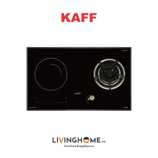 Bếp Gas Kết Hợp Từ Kaff KF-088IG 73CM 1 Từ 1 Gas Mặt Kính Crystal