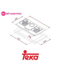 Bếp gas âm Teka Maestro GVI 78 3G AI AL 2TR 3 mặt nấu 7 Bếp gas âm Teka Maestro GVI 78 3G AI AL 2TR 3 mặt nấu