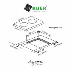 Bếp từ Arber AB2020 mặt kính Kanger 7 Bếp từ Arber AB2020 mặt kính Kanger