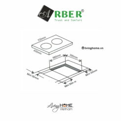 Bếp từ Arber AB551 mặt kính Kanger chịu nhiệt công nghệ Inverter 7 Bếp từ Arber AB551 mặt kính Kanger chịu nhiệt công nghệ Inverter