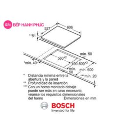 Alternative view of Bếp từ Bosch PID675DC1E - 3 vùng nấu mặt kính Schott