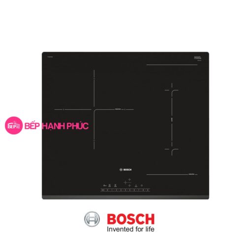 Bếp từ Bosch PVJ611FB5E – 3 vùng nấu mặt kính Schott