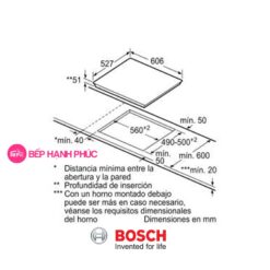 Alternative view of Bếp từ Bosch PXE675DC1E – 3 vùng nấu mặt kính Schott