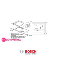 Alternative view of Bếp từ Bosch PXY601JW1E – 4 vùng nấu mặt kính Schott