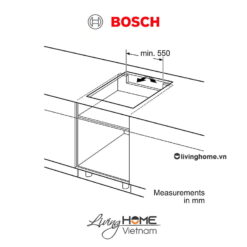 Bếp từ Bosch PID631BB1E - Mặt kính Schott 3 vùng nấu 60cm 14 Bếp từ Bosch PID631BB1E - Mặt kính Schott 3 vùng nấu 60cm