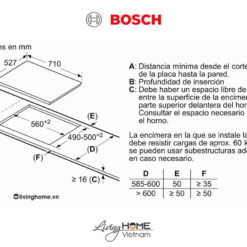 Bếp từ Bosch PID775DC1E - Mặt kính Schott 3 vùng nấu 70cm 18 Bếp từ Bosch PID775DC1E - Mặt kính Schott 3 vùng nấu 70cm