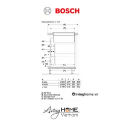 Bếp từ Bosch PVQ731F15E 71CM 4 Từ Kính Schott Ceran 19 Bếp từ Bosch PVQ731F15E 71CM 4 Từ Kính Schott Ceran