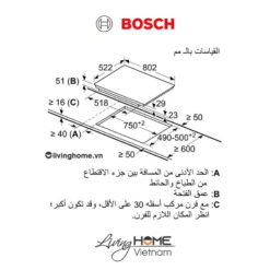 Bếp từ Bosch PVS831FB5E - Kết hợp 4 vùng nấu 80cm 9 Bếp từ Bosch PVS831FB5E - Kết hợp 4 vùng nấu 80cm