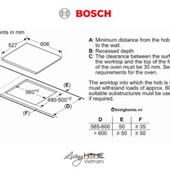 Bếp từ Bosch PXE675DC1E - Kết hợp 4 vùng nấu 60cm 16 Bếp từ Bosch PXE675DC1E - Kết hợp 4 vùng nấu 60cm