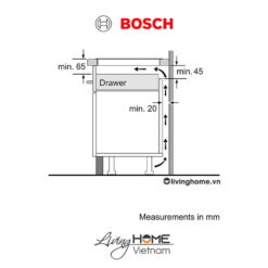 Bếp từ Bosch PXE675DC1E - Kết hợp 4 vùng nấu 60cm 18 Bếp từ Bosch PXE675DC1E - Kết hợp 4 vùng nấu 60cm
