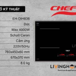 Bếp từ Chefs EH-DIH836 thông minh tiện nghi 13 Bếp từ Chefs EH-DIH836 thông minh tiện nghi