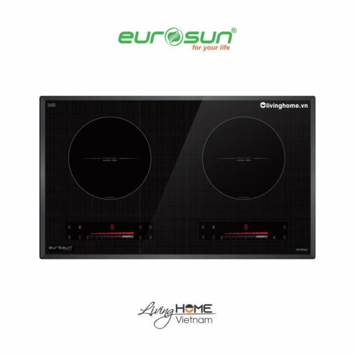 Bếp từ 2 vùng nấu Eurosun Eu-T210Max 2000W màu đen