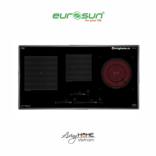 Bếp từ Eurosun EU-TE388Max 86CM 2 Từ 1 Điện Kính EuroKera