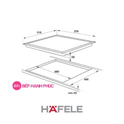 Alternative view of Bếp từ Hafele HC-I604D - 4 vùng nấu