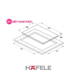 Alternative view of Bếp từ Hafele HC-I772D - 2 vùng nấu