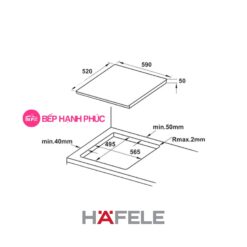 Alternative view of Bếp từ hafele HC-IF60D - đa vùng nấu