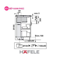 Bếp từ Hafele HC-IHH77D - 4 từ kết hợp hút mùi 7 Bếp từ Hafele HC-IHH77D - 4 từ kết hợp hút mùi