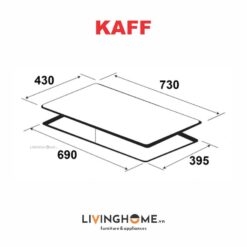 Bếp Từ Kaff KF-FL68II 73CM 2 Từ Kính Schott Ceran 13 Bếp Từ Kaff KF-FL68II 73CM 2 Từ Kính Schott Ceran